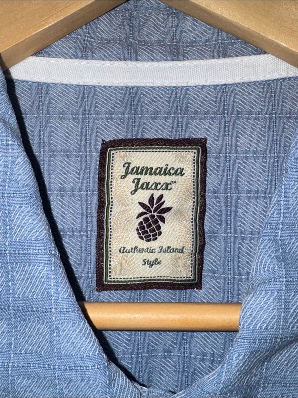Jamaican Jazz 100% silk short sleeve button up, size XXL - Picture 3 of 5